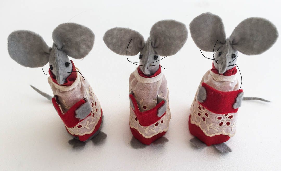 Christmas Mice Decorations