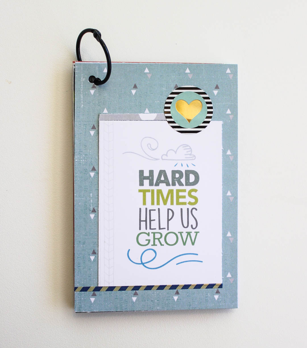 Scrapbook Journaling Cards with Bad Day Theme