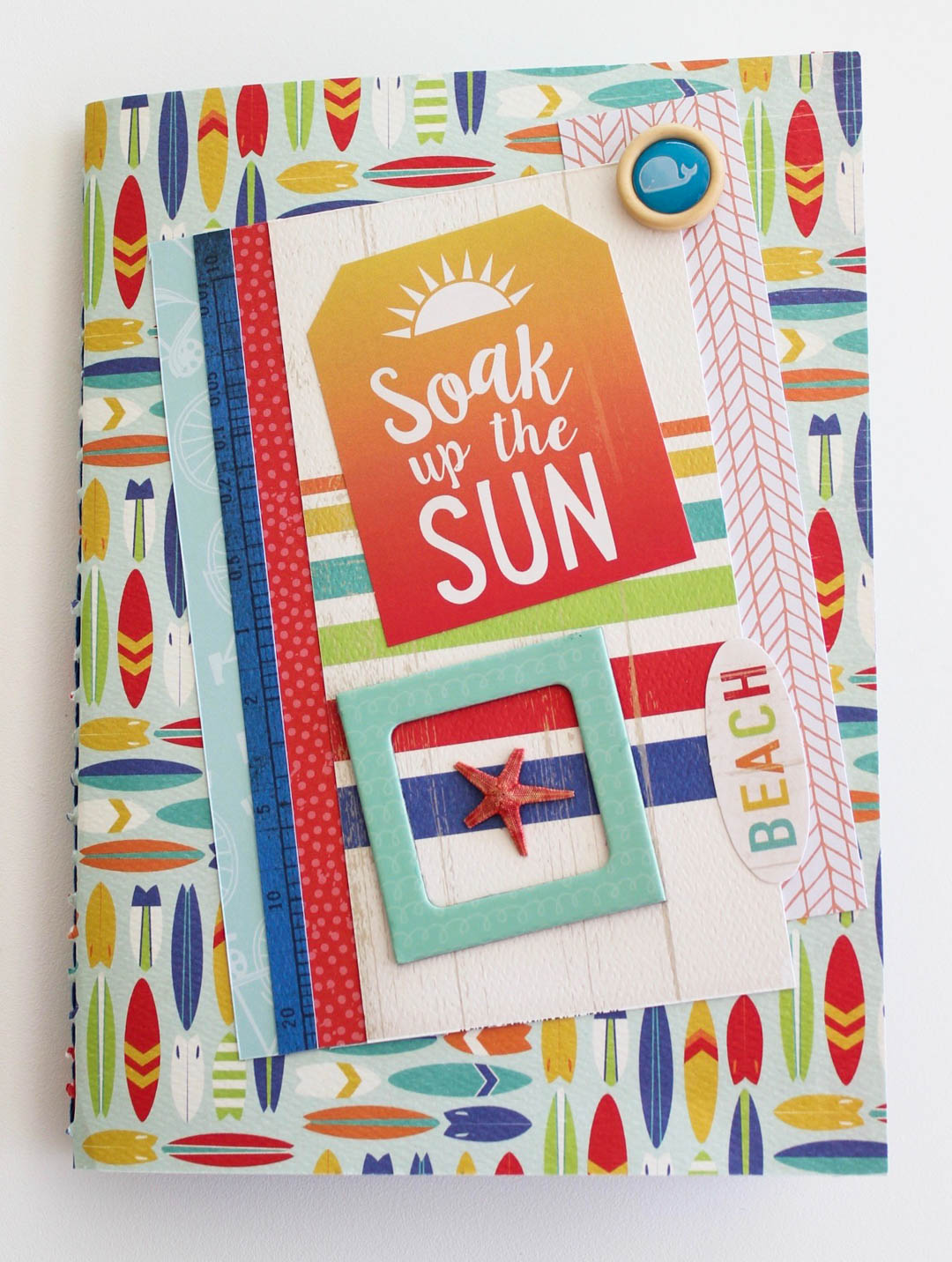 Summer Theme Mini Scrapbook
