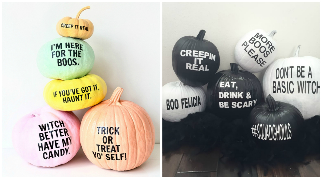 Pumpkins with Messages