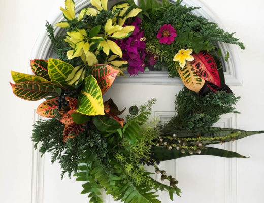 Tropical Thanksgiving Wreath
